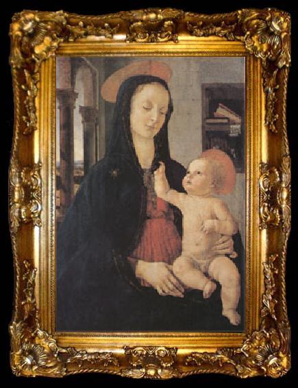 framed  Domenico Ghirlandaio The Virgin and Child (mk05), ta009-2